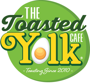 The toasted yolk logo white stroke